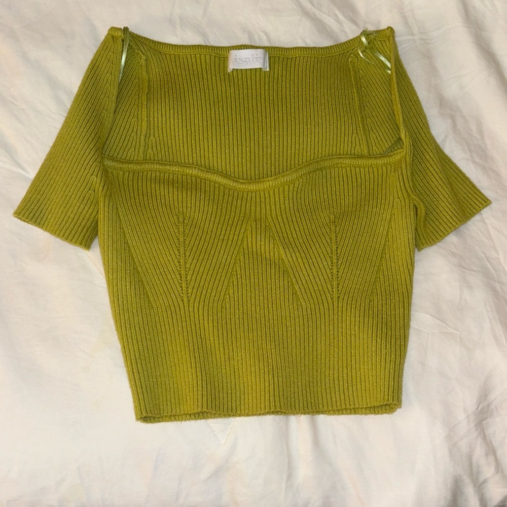 Isalis green crop top